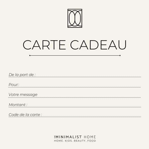 Carte Cadeau The Minimalist Home®